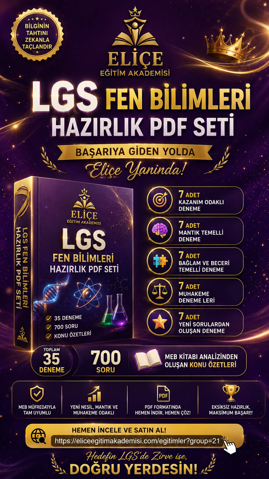 LGS FEN BİLİMLERİ HAZIRLIK PDF SETİ